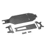 Upgraded Front and Rear Shock Board Carbon Fiber Base Kit Accessories for Tamiya TA02/TA-02SW RC Car Vehicle Models Spare Parts LY137