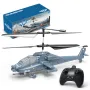 Elicottero da combattimento armato telecomandato RTF Apache AH-64 SQN-040 2.4G 3.5CH