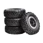 4PCS LDRC RC Car Upgraded Parts Soft Tires Wheels Rims for 1297 1299 WPL B14 B24 C14 C24 C34 C44 MN D90 91 96 99 99S RC Cars Vehicles Models Accessories L0001-6