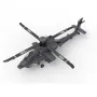 YXZNRC F11-S 1:32 AH-64 Apache Scale 2.4G 6CH GPS Altitude Hold Posicionamento de Fluxo Óptico Câmera FPV 5.8G Motor Duplo Brushless Flybarless RC Helicóptero RTF