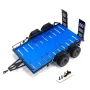 Simulation Trailer Four Wheels for Land Rover Tornado TRX4M 1/18 RC Cars Vehicles Models Spare Parts Accessories