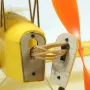 Dancing Wings Hobby VA08 Rubber Powered 600mm Wingspan De Havilland DH.82 Tiger Moth Balsa Wood RC Airplane KIT