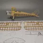 Tony Ray's Aero Model DH.82 Tiger Moth 1/12 750mm Wingspan Balsa Wood Micro RC Airplane KIT