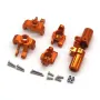 Upgraded Metal Steering Cup C Hubs Rear Wheel Seat Parts Full Set for MN128 MN86S G500 1/12 RC Car Vehicles Models Spare Accessories