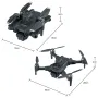 JJRC H117 Sunsdow WiFi FPV 4K ESC HD デュアルカメラ 360°障害物回避 オプティカルフローポジショニング カラフルLED ブラシレス 折りたたみ式 RC ドローン クワッドコプター RT