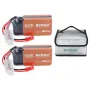 [EU/USA Direct]ISDT BattAir 2nd Gen 7.4V 900mAh 30C 2S Smart LiPo Battery Wireless APP Control JST Plug for Axial 1/24 SCX24 RC Drones Airplane Cars