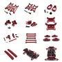 Upgrade Metal Spare Parts for MJX 1/10 10208 10208V2 HYPER GO Remote Control RC Car Parts