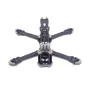 TEOSAW Mark 3 145mm Wheelbase 4mm Arm Thickness Carbon Fiber 3 Inch Freestyle Frame Kit Support 14mm 19mm FPV camera for RC Drone FPV Racing