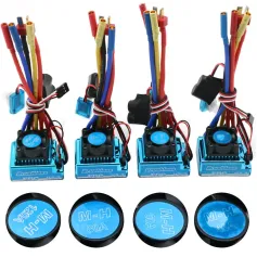 Waterproof 45A 60A 80A 120A Brushless ESC Electric for 1/8 1/10 1/12 RC Car Parts