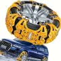 Tire Chain 1pcs Fat Tire Electric Bike Car Snow Chain Thickened Beef Tendon Wheel Chain Car Tire -Skid Chains Belt Safe and Secur Non-Slip Wheel Snow Chain Usefulness