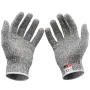 IPRee Level 5 Cut Proof Stab Resistant Wire Metal Glove Kitchen Fishing Cuts Gloves for Oyster Shucking Fish Gardening Safety Gloves