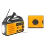 Emergency Hand Crank Radio with LED Flashlight for Emergency, AM/FM NOAA Portable Weather Radio with 8000mAh Power Bank Phone Charger, USB Charged & Solar Power for Camping,SOS Alarms for Home Outdoor