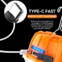 Rechargeable Lighting Lamp Outdoor Strong Light Super Long Endurance Wild Camping Household Power Failure Emergency Bulb Stall Light Night Market Light