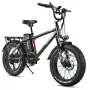 [USA Direct] SAMEBIKE XWC05 13Ah 48V 750W 20*4.0 Inches Electric Bike Smart Bike 60-80km Mileage Max Load 100-150kg With EU Plug Dual Dics Brake