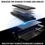 [USA Direct] Bominfit ZX1 Under Desk Treadmill 550W Power 6km/h Max Speed 110kg Weight Capacity Thin Silent Walking Treadmill with LED Smart Display for Home Gym Workouts