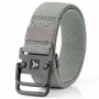 ENNIU Elastic Tactical Belts Combat Tactical Designer Belts For Jeans Pants 2 Ring Buckles Solid Casual Nylon Strap Canvas Waist Belt