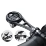 WEST BIKING Aluminum Alloy Bicycle Computer Holder Adjustable Angle Mountain Bike Headlight Sports Camera Mount Handlebar Extended Bracket
