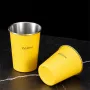 Xiaomi 2PCS 350ml Stainless Steel Tumbler Mini Portable Whiskey Cups Office and Gym Mugs Eco-Friendly Water Bottle for Home Office Outdoor Camping