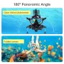 DIDEEP Snorkeling Full Face Mask Diving Goggle Anti Fog Leakproof 180° Panoramic View Silicone Scuba Face Mask