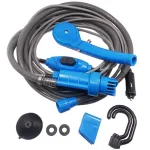 Portable Camping Shower Hiking Travel DC12V Car Charger Outdoor Bath Shower of Plant Watering Car Cleaning Pet Bath Pump