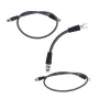 DIDEEP 15cm 65cm 80cm Diving High Pressure Regulator Hose Professional Carbon Fiber Woven Flexible Safe Scuba Diving High Pressure Hose