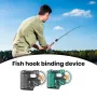 ZANLURE Electric Hooker Collect Fishing Automatic Hook Tier Tie Fast Roll Fishing Hooks Tie Machine Multi-functional Portable Tying Device