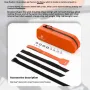 OFFBONDAGE 2L Waterproof Bicycle Top Tube Bag Convenient Zipper Large capacity Bike Front Frame Bag with Bolt Belt for MTB Riding