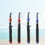 1.8M Mini Portable Adjustable Travel Carp Feeder Telescopic Fishing Rod Stream Hand Pole Fishing Tackle