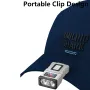 Smiling Shark TD-0172 Motion Sensor Headlight, Rechargeable LED Headlamp, Three-Color Light Source Headlight Induction Cap Clip Light