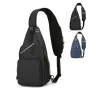 IPRee Waterproof Single Chest Shoulder Bag, Multi Purpose Large Capacity Crossbody Bag for Men Women, Suitable for Outdoor Travel Work
