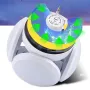 USB & Solar Rechargeable LED Football-shaped Night Light Outdoor Bulb Light Camping Light Emergency Light