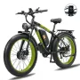 [USA Direct] KETELES V3 Electric Bike 48V 1000W*2 Dual Motors 23AH Battery 26*4.0inch Tires 65KM Max Mileage 200KG Max Load Electric Bicycle