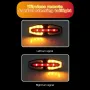 BIKIGHT Bicycle Solar Charging Wireless Remote Control Turn Signal Taillights USB Rechargeable Waterproof Bike Rear Light for Outdoor Night Riding Safety