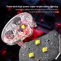BIKIGHT Solar Rechargeable LED Bicycle Headlight Anti-glare Type-C Charging Waterproof Bike Front Light for MTB Night Riding Safety