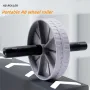 KALOAD AB Roller Abdominal Tonifying Wheel Max Loading 130kg Muscle Trainer Exercise Roller for Body Shaping Abs Core Workout Home Gym Fitness Equipment