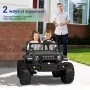 Kimbosmart 4WD 24V 7A Battery Powered Electric Kids Ride on Cars Dual 35W Motor 7.5 km/h Max Speed 2.4G Remote Control LED Lights Toy Car