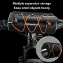 BENGGUO 2.5L Multi-functional Bike Handlebar Bag Portable Reflective Large Capacity Storage Shoulder Bag Bicycle Bag for Outdoor Cycling