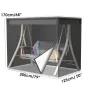 200x170x125cm 210D 3 Seater Swing Seat Chair Hammock Cover Outdoor Furniture Waterproof Cover Garden Yard Sofa Chair Cover Folding Dust Rain Protector