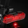 Bike Rear Light USB Rechargeable Bicycle Tail Light For Cycling Helmet Backpack Safety Warning TailLight