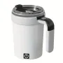 IPRee 380ML Detachable Automatic Magnetic Stirring Mug with Straw & Lid Stainless Steel Waterproof USB Electric Mixing Coffee Mug