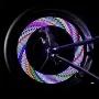 LEADBIKE 14 RGB DIY LED Bike Wheel Light Rechargeable Bicycle Warning Lights Waterproof LED Neon Bike Tyre Light for Cycling