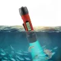 Fishing Finder Sonar Ice Fishing Wireless Handheld Fish Finder with LED Underwater Light 0.8-90m Identification Depth
