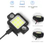 LED+XPE Strong Light Magnetic Headlamp Type-C Rechargeable LED Head Flashlight Outdoors Camping Fishing Emergency Headlight
