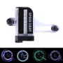 LEADBIKE 14 RGB DIY LED Bike Wheel Light Rechargeable Bicycle Warning Lights Waterproof LED Neon Bike Tyre Light for Cycling
