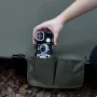 Berços de acampamento para adultos, cama dobrável leve de alumínio 7075, capacidade de carga de 150 kg, cama dobrável de marcha com bolsa de armazenamento para viagens ao ar livre e acampamentos