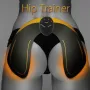 Bominfit EMS Smart Abdominal Muscle Stimulator 6 Modes EMS Training Arm Hip Exercise Belt for Home Gym Office Fitness