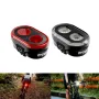 CYCLAMI CY300T 2PCS Bicycle Smart Front Rear Brake Sensing Lights Waterproof Type-C Charging Bike Lighting Headlight Warning Taillight for MTB Road Cycling