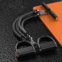 100 Pounds High Density Resistance Bands with 4 Tension Ropes Environmentally Friendly No Slip 42cm Suitable for All Ages No Electricity Required