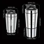 IPRee Stainless Steel Protein Shaker Double Layer Cup Portable Fitness Sports Mug Nutrition Shakers Cup Water Bottles Water Cup Portable Shakers Kettle