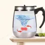 450ml Electric Self Stirring Magnetic Stainless Steel Coffee Mug Coffee Milk Mixing Cup Blender Lazy Smart Mixer Thermal Cup